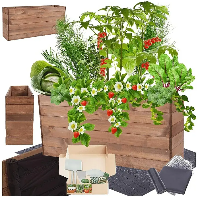 Proregal Hochbeet Growline Holz - Holz, Braun