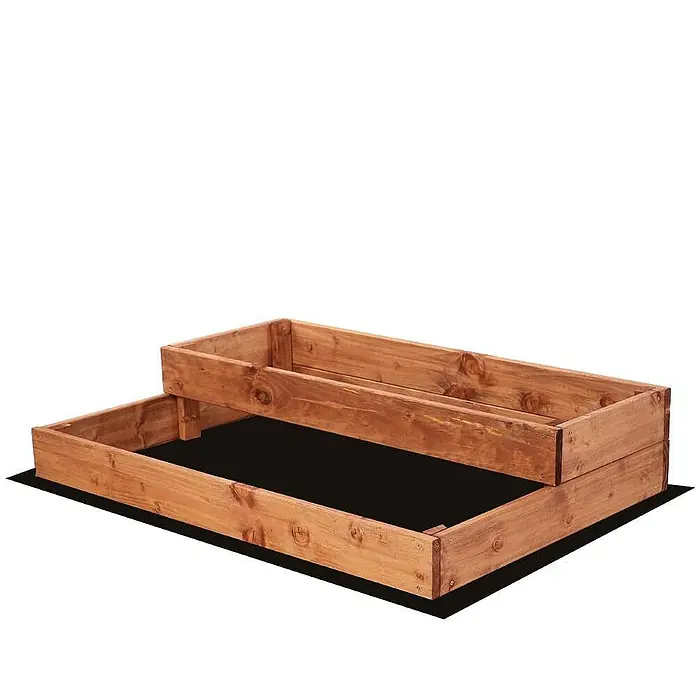 Proregal Hochbeet TREPPEN Holz - Holz, Braun