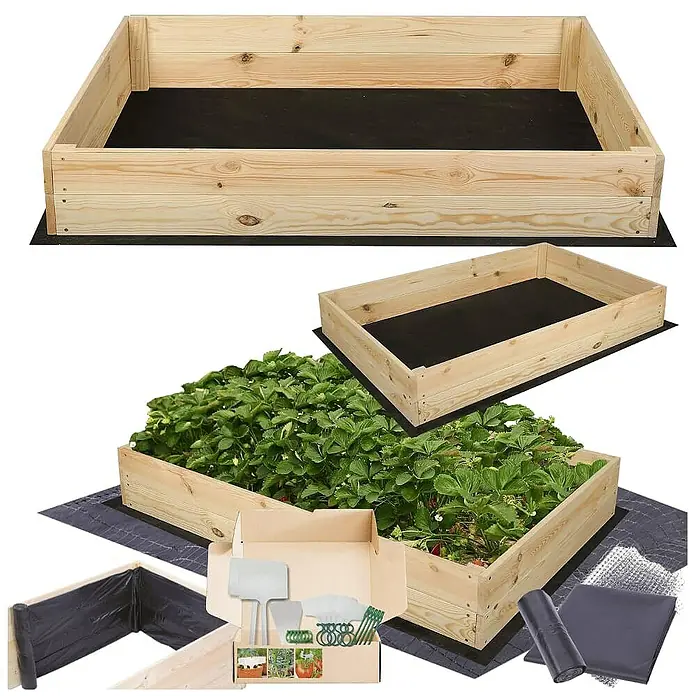 Proregal Hochbeet Growline Holz - Holz, Natur
