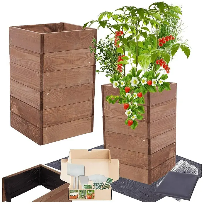 Proregal Hochbeet Growline Holz - Holz, Braun