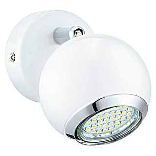 Eglo LED zidni reflektor (3 W, Bijelo-krom, Topla bijela)