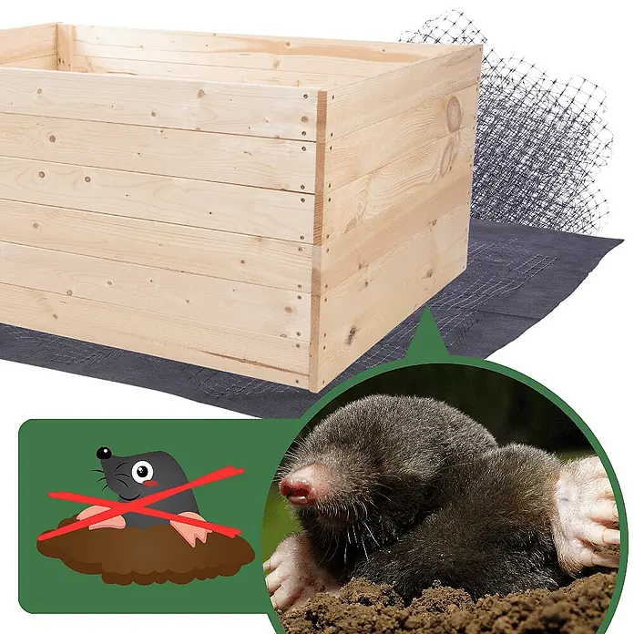 Proregal Hochbeet Growline Holz - 80 x 203 x 18 cm, Holz, Braun