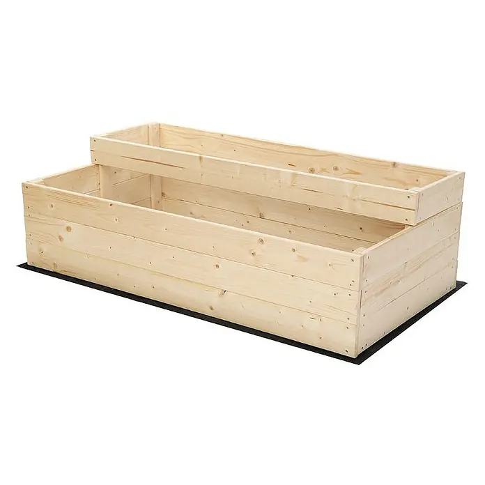 Proregal Hochbeet TREPPEN Holz - Holz, Natur