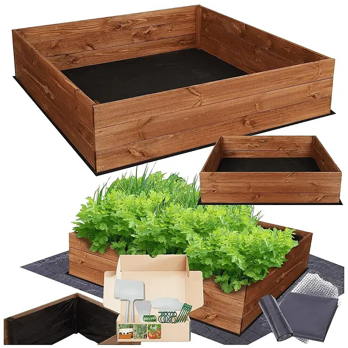 Proregal Hochbeet Growline Holz - Holz, Braun