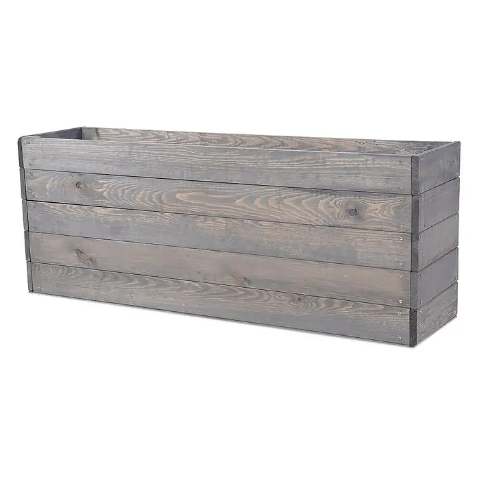 Proregal Hochbeet Growline Holz - 30 x 120 x 45 cm, Holz, Grau