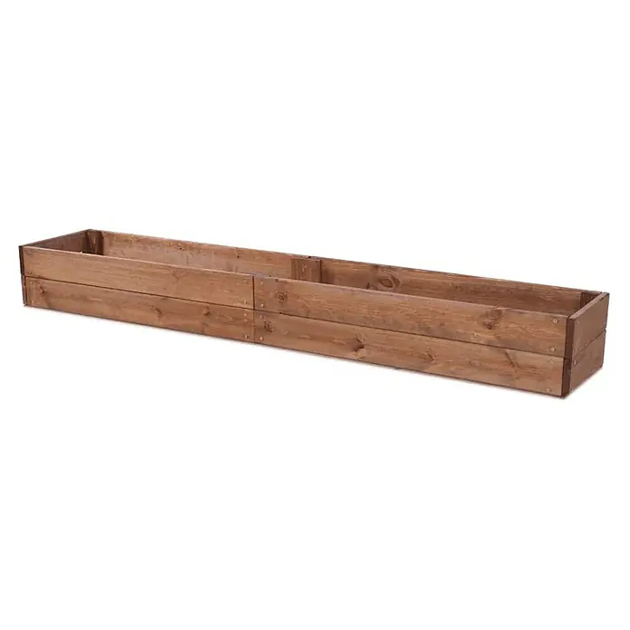 Proregal Hochbeet Growline Holz - 30 x 203 x 18 cm, Holz, Braun