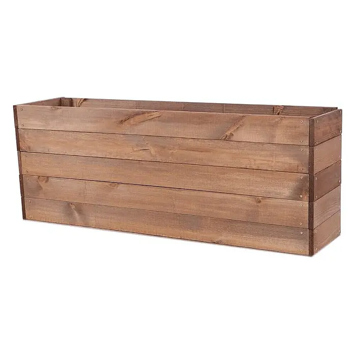 Proregal Hochbeet Growline Holz - 30 x 120 x 45 cm, Holz, Braun