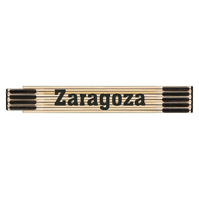 BAUHAUS Metro de madera Zaragoza (Longitud: 200 cm)