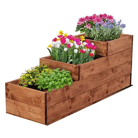 Proregal  Hochbeet TREPPEN Holz
