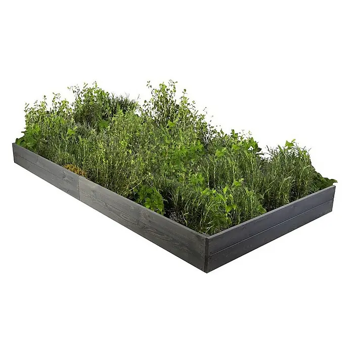 Proregal Hochbeet Growline Holz - Holz, Grau