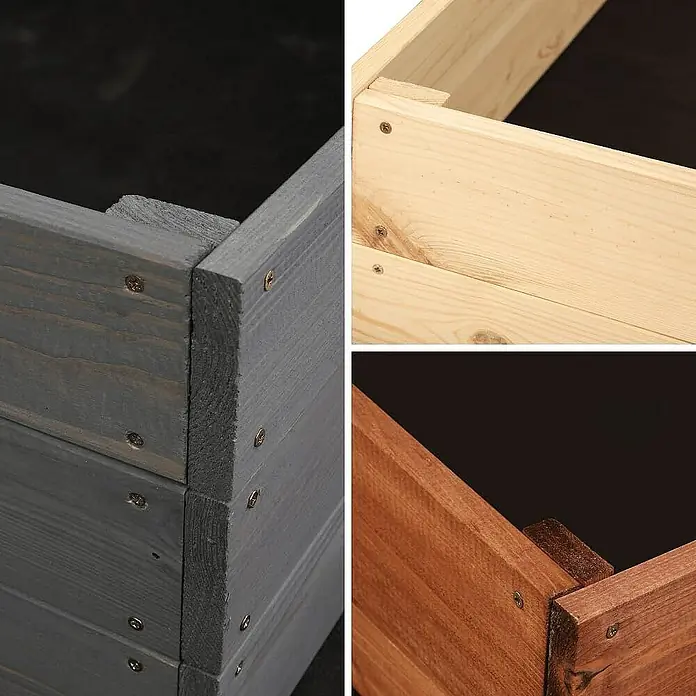 Proregal Hochbeet Growline Holz - Holz, Grau