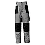 Industrial Starter Pantalones de trabajo Stretch (L, Gris/Negro, Algodón: 97%, Spandex: 3%)
