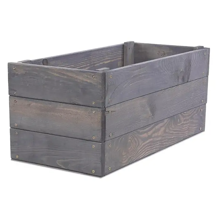 Proregal Hochbeet Growline Holz - 30 x 103 x 27 cm, Holz, Grau
