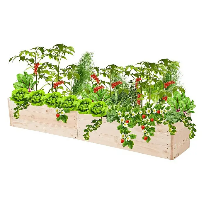 Proregal Hochbeet Growline Holz - Holz, Natur