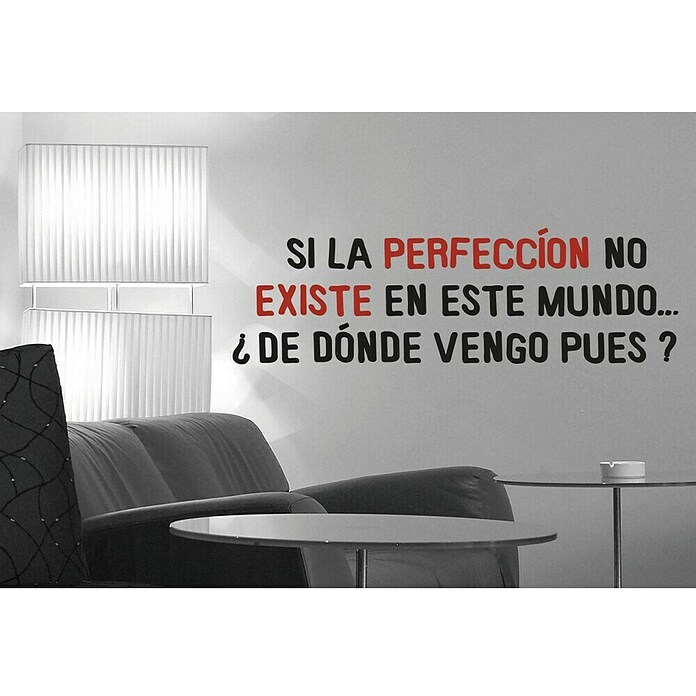 Adhesivos decorativos Si la perfección (Gris viejo, 68 x 48 cm, 1 pzs.) | BAUHAUS