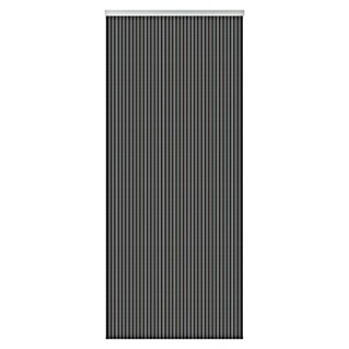 Cortina para puerta Trev (Negro/blanco, 90 x 210 cm)