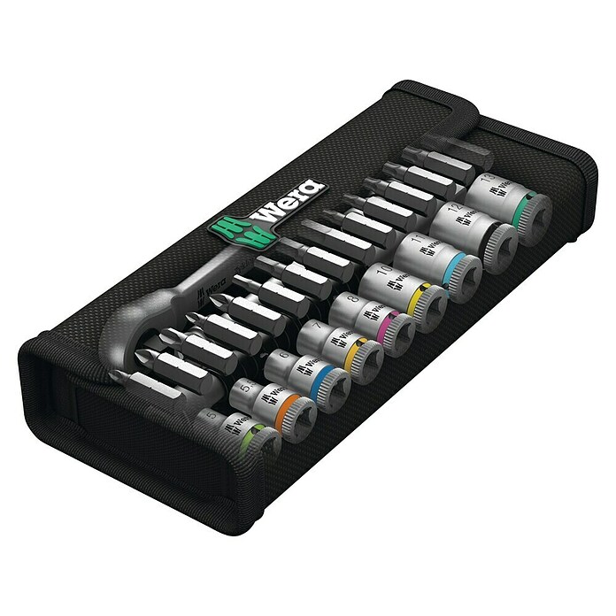 Wera Doppenset met ratel en inbussleutels 8100 SA 8 (28-delig, ¼″)