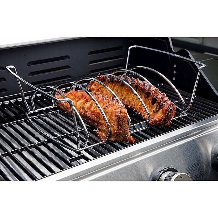 Kingstone Soporte para horno para asar costillas (42 x 26 x 12 cm)