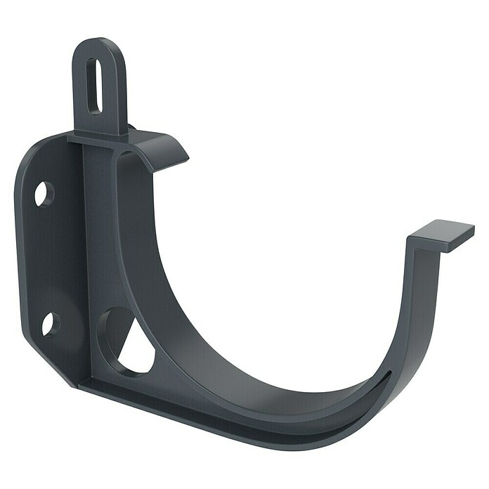 FunkeGruppe Dachrinnenhalter (Nennweite: 75 mm, Kunststoff, Anthrazit)