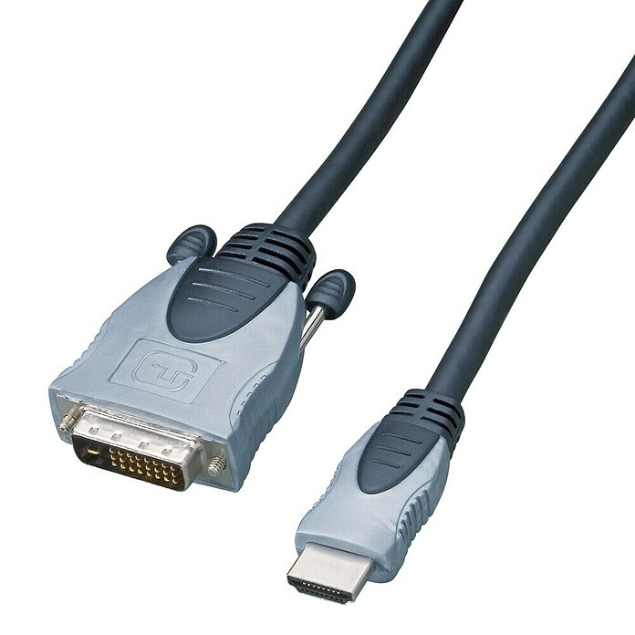 Schwaiger Adapterkabel (HDMI-Stecker, DVI-Stecker, 2 m)