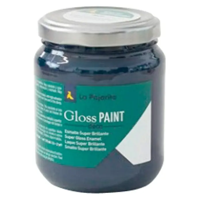 La Pajarita Pintura Gloss Paint black Jack, 175 ml - Brillante - Bote de pintura brillante La Pajarita, ideal para diversas aplicaciones y superficies. Perfecto para resultados brillantes y duraderos.