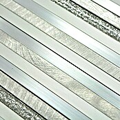 Mozaïektegel (27,2 x 30,2 cm, Aluminium, Zilver)