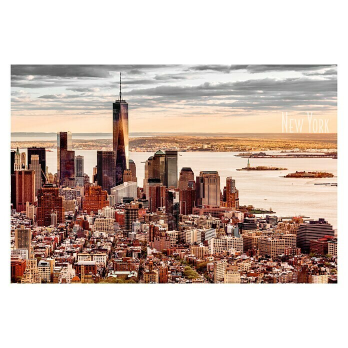 Impresión artística Manhattan vista (Ciudad, 97 x 65 cm)