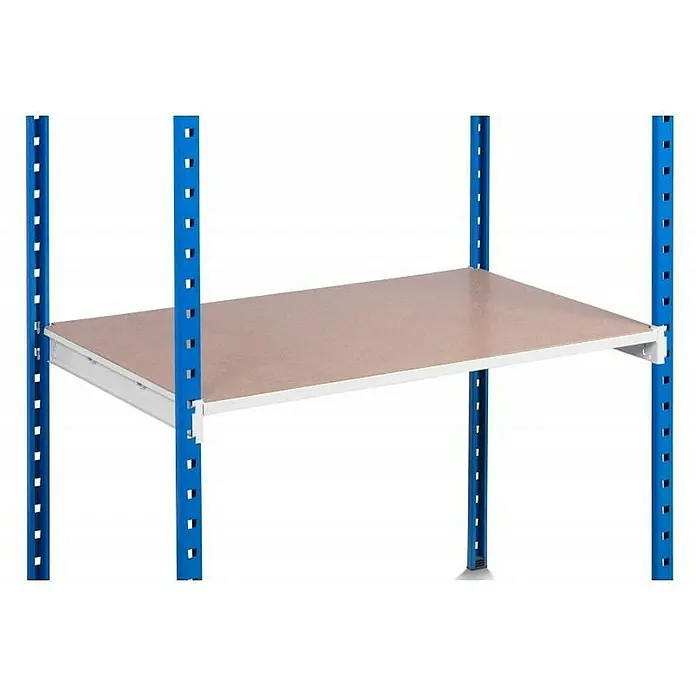 Proregal Schwerlastregal MAXIMUS Pro - H x B x T: 280 x 125 x 80 cm, Traglast pro Boden: 278 kg, Anzahl Böden: 7 Stk., Stecken, Lichtblau/Lichtgrau