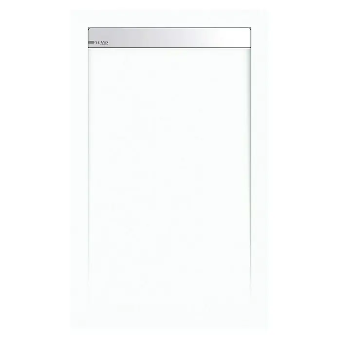 Torvisco Plato de ducha Karma - L x An: 70 x 120 cm, Material compuesto, Blanco - La mampara de ducha Strato destaca por su diseño minimalista y la fabricación de alta calidad. Ideal para baños modernos.