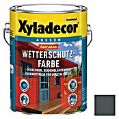 Xyladecor Wetterschutzfarbe Consolan (Schiefer, Seidenglänzend, 2,5 l, Wasserbasiert)