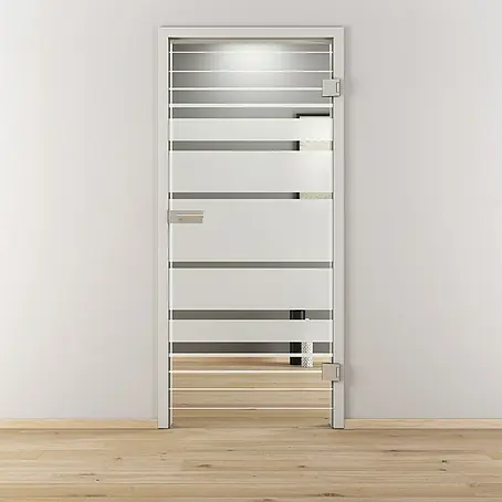 Diamond Doors  Glasdrehtür Lines Flowing