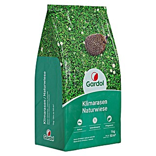 Gardol Rasensamen Klimarasen Naturwiese (1 kg, Saatgut ausreichend für: 50 m²)
