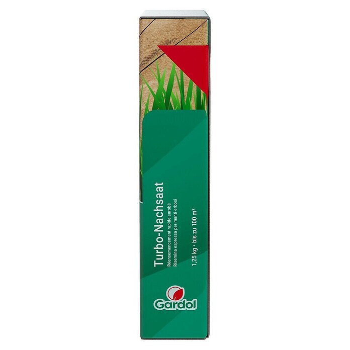 Gardol Nachsaat-Rasen Turbo (1,25 kg, Saatgut ausreichend für: 100 m²) | BAUHAUS