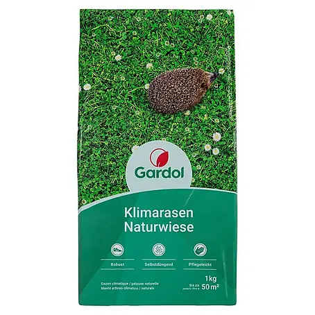 Gardol  Rasensamen Klimarasen Naturwiese