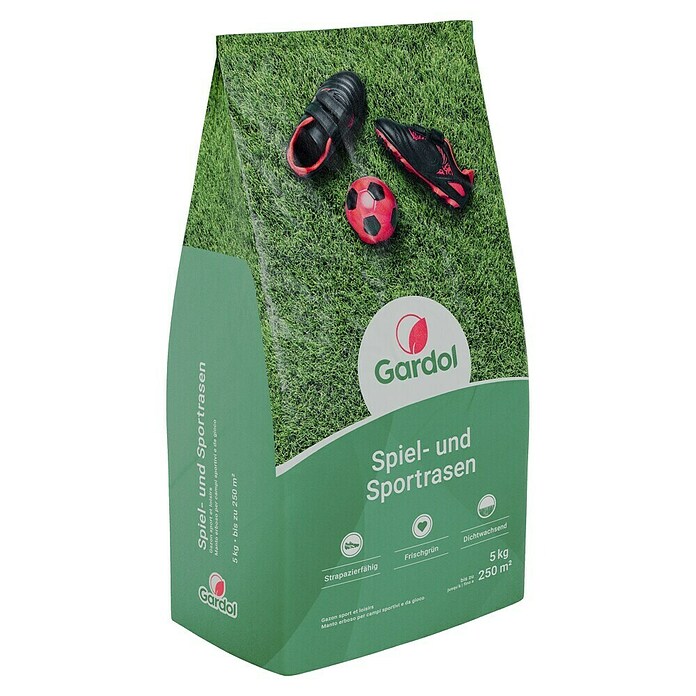 Gardol Spiel- & Sportrasensamen (5 kg, Saatgut ausreichend für: 250 m²) | BAUHAUS