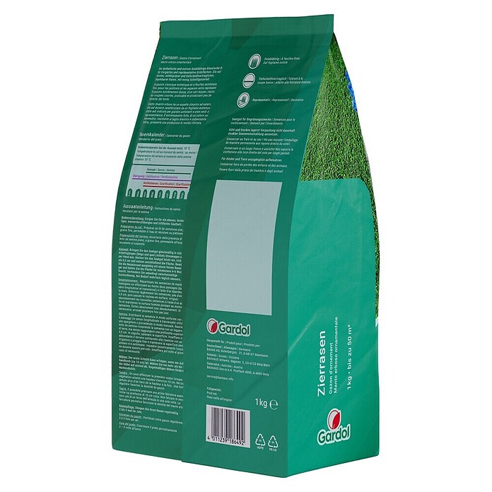 Gardol Zierrasensamen (1 kg, Saatgut ausreichend für: 50 m²) | BAUHAUS