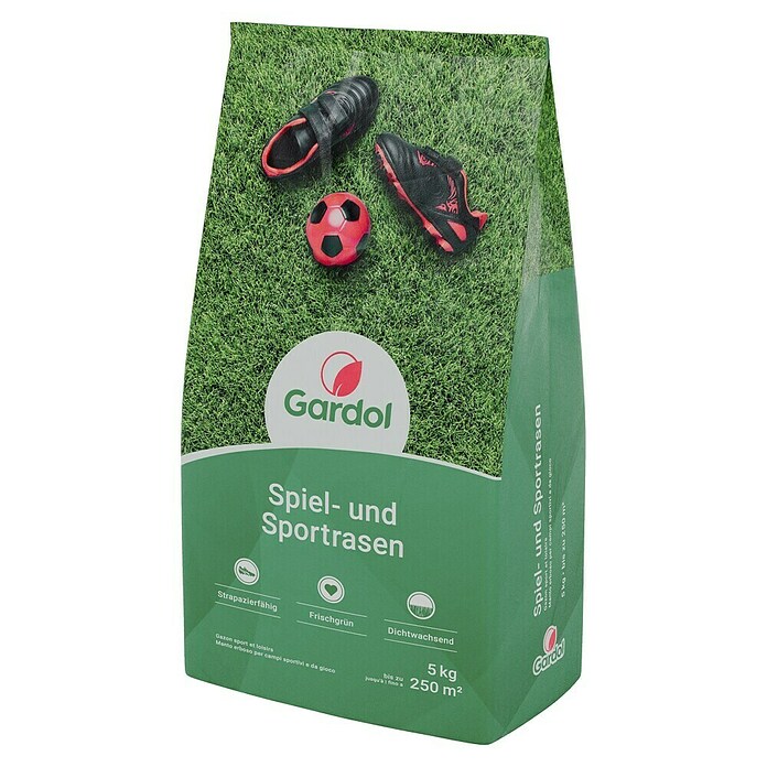 Gardol Spiel- & Sportrasensamen (5 kg, Saatgut ausreichend für: 250 m²) | BAUHAUS