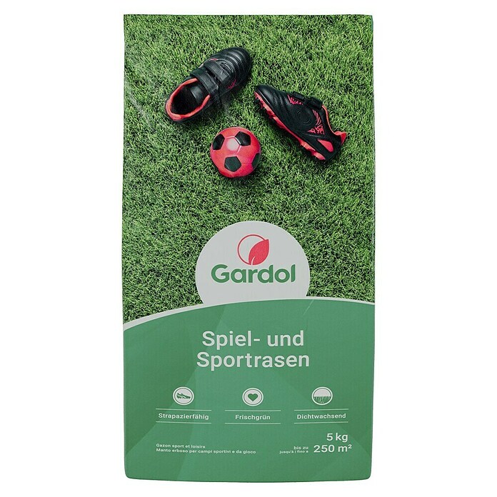 Gardol Spiel- & Sportrasensamen (5 kg, Saatgut ausreichend für: 250 m²) | BAUHAUS