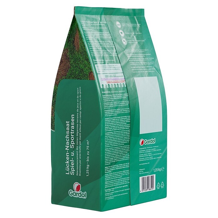 Gardol Nachsaat-Rasen Spiel- & Sprot (1,25 kg, Saatgut ausreichend für: 75 m²) | BAUHAUS