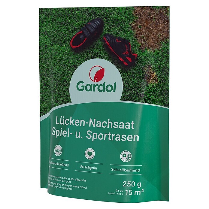 Gardol Nachsaat-Rasen Spiel- & Sprot (0,25 kg, Saatgut ausreichend für: 15 m²) | BAUHAUS