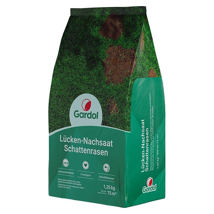 Gardol Nachsaat-Rasen Schatten (1,25 kg, Saatgut ausreichend für: 75 m²) | BAUHAUS
