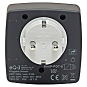 Homematic IP Funksteckdose Phasenabschnittdimmer HmIP-PDT-A (Anthrazit, 230 V) | BAUHAUS