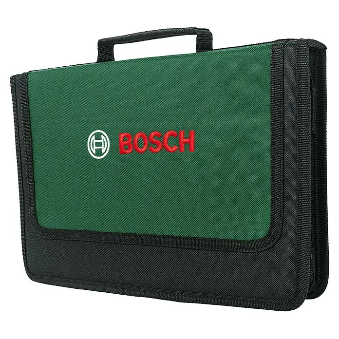 Bosch Werkzeugtasche Universal Set - 25 -tlg. - Bosch Werkzeugtasche in Grün und Schwarz, ideal zur Aufbewahrung und zum Transport von Werkzeugen.