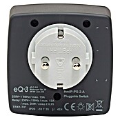 Homematic IP Smart-Steckdose HmIP-PS-2-A (IP20, Anthrazit, 3 680 W, 13 A) | BAUHAUS