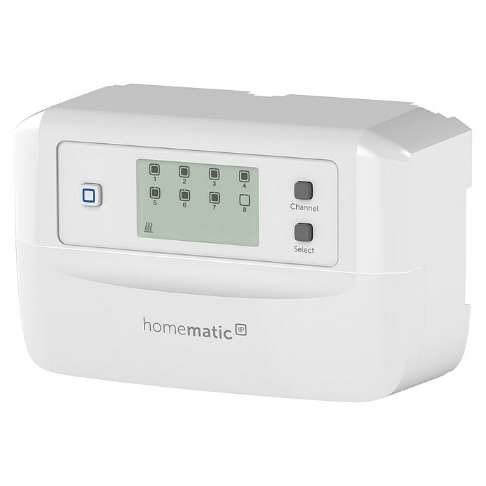 Homematic IP Regulador para suelos radiantes HmIP-FALMOT-C8 (135 x 52 x 85 mm) | BAUHAUS