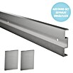 Diamond Doors Glasschiebetür-Beschlag Linea 60 Premium 2.0 (Edelstahloptik, Art Beschlag: Geschlossen, Länge: 2 000 mm) | BAUHAUS