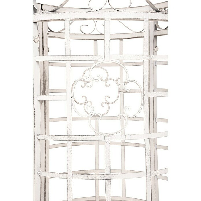 Garden Pleasure Baumbank Larissa 360° (Ø x H: 121 x 112 cm, Stahl, Weiß) | BAUHAUS