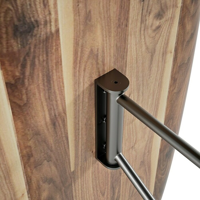 VitrA Plural Wandspiegel (37,5 x 90 cm, Eiche Dunkel) | BAUHAUS