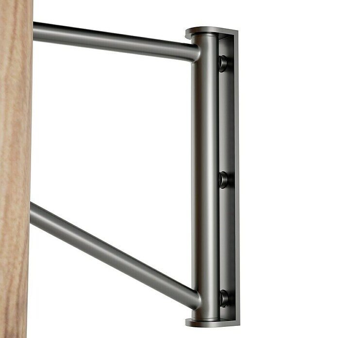 VitrA Plural Wandspiegel (37,5 x 90 cm, Eiche Dunkel) | BAUHAUS