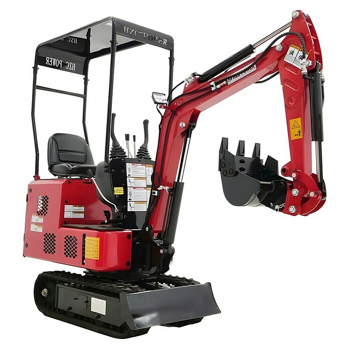 HZC Power Minibagger EBKB810K (2,2 kW, Benzin, Auslegerschwenkbereich: -60 ° - 60 °) | BAUHAUS